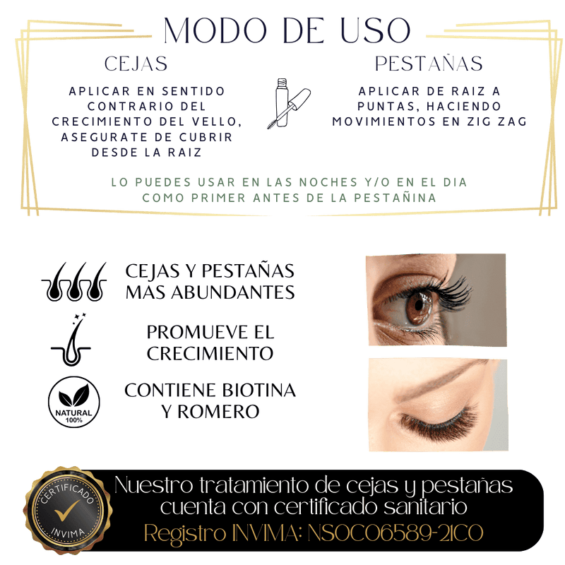SERUM CEJAS Y PESTAÑAS X 2